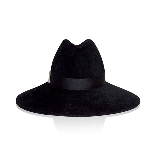 gigi burris millinery Requiem Fedora | Black