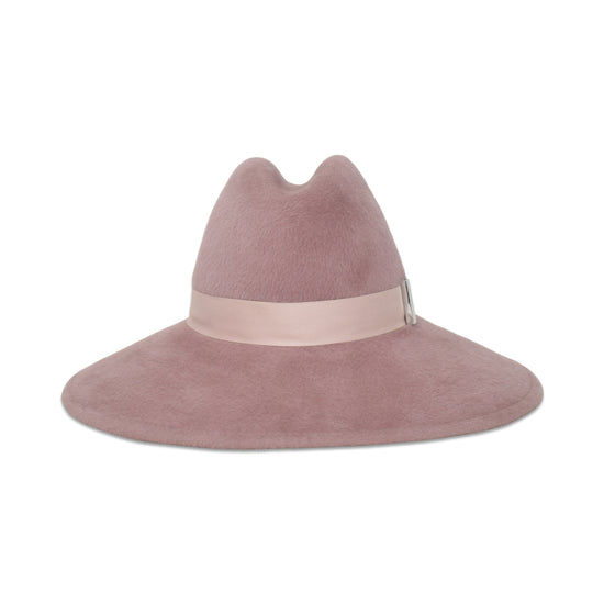 gigi burris millinery Requiem Fedora | Dusty Rose