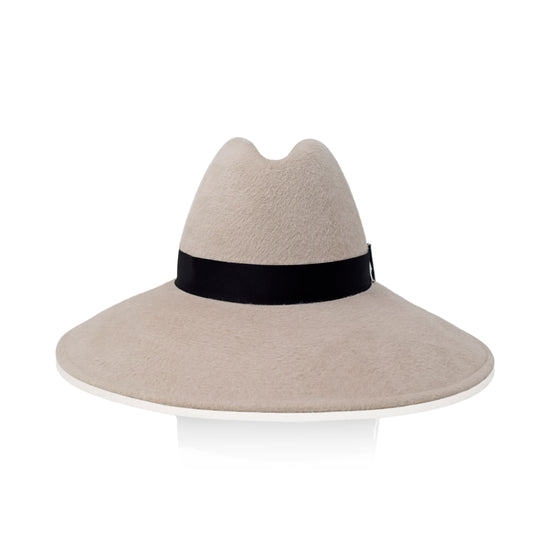 Gigi Burris Millinery Requiem Fedora | Alabaster And Black
