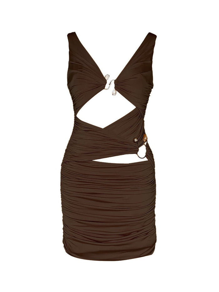 gigii's Alora Dress - Brown