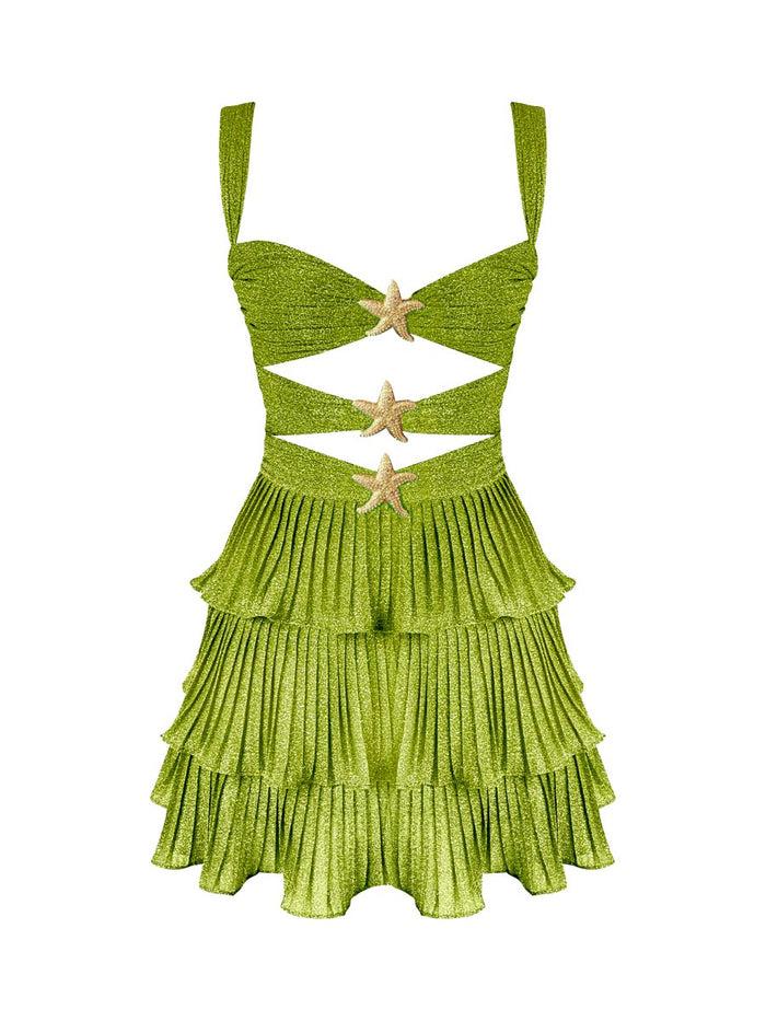 Gigii's Devin Short Mermaid - Olive Green