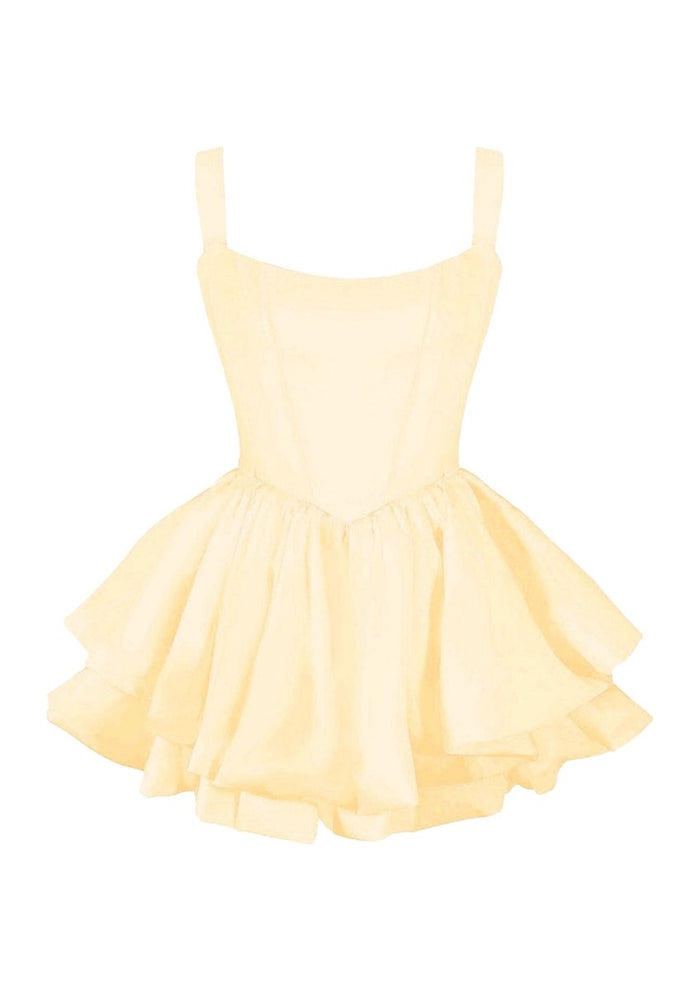 gigii's Este Dress - Butter Yellow