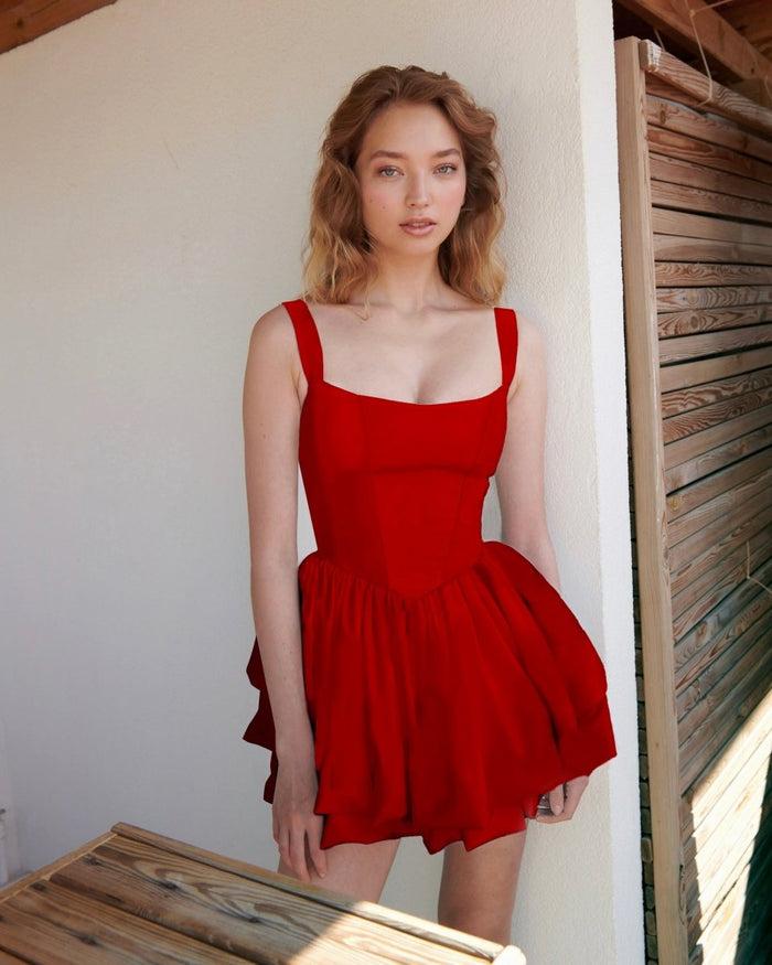 gigii's Este Dress - Red