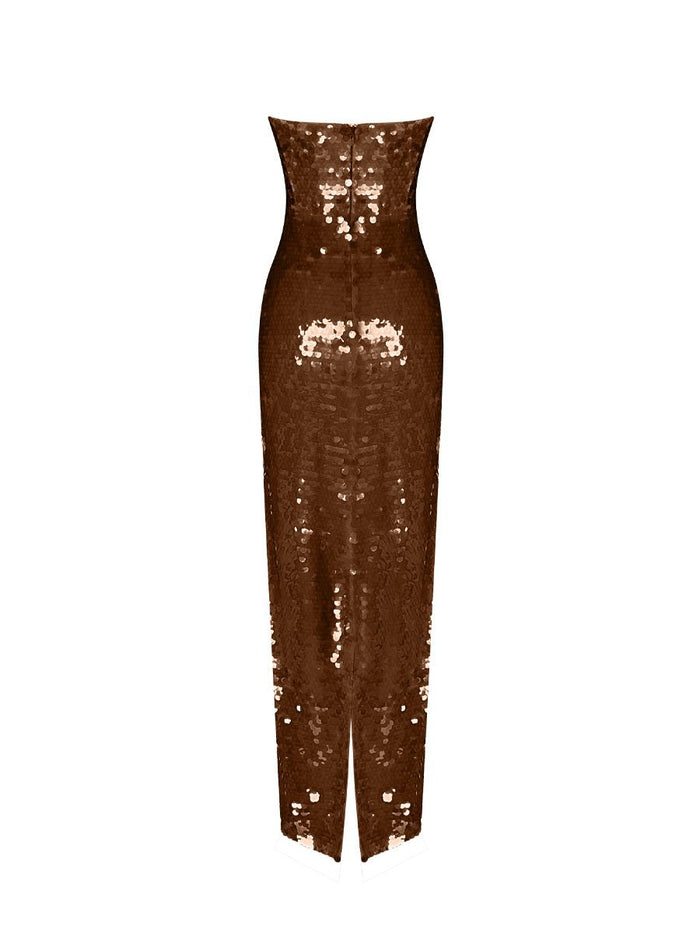 Gigii's Gala Dress - Brown