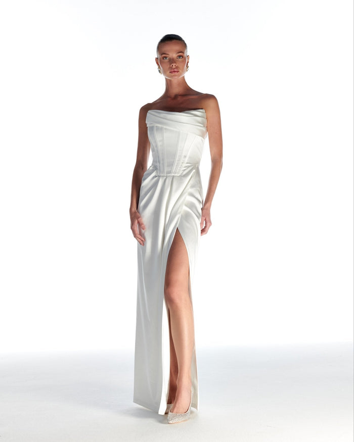 Gigii's Pearl Dress - White