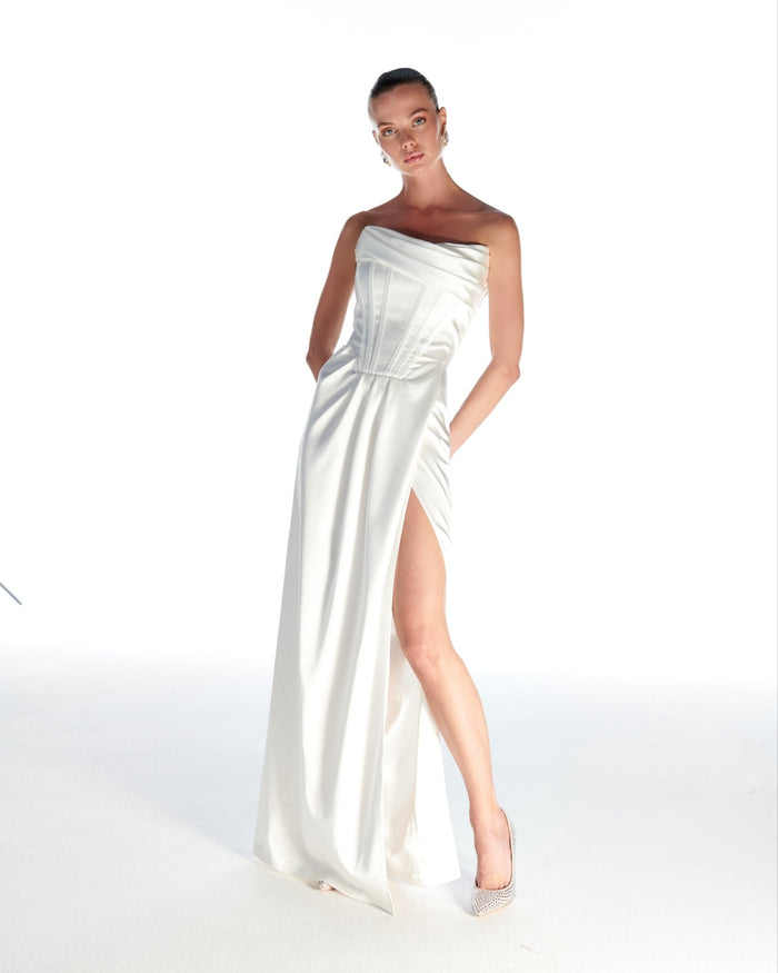 Gigii's Pearl Dress - White