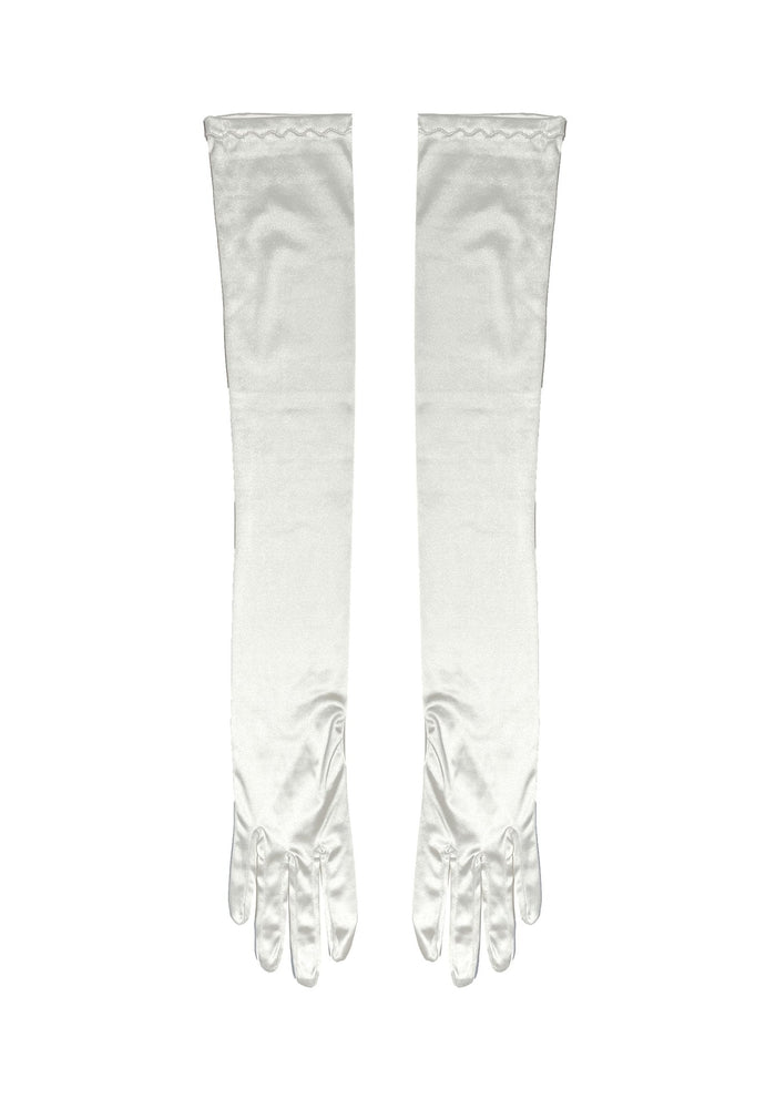 gigii's Satin Glove - White