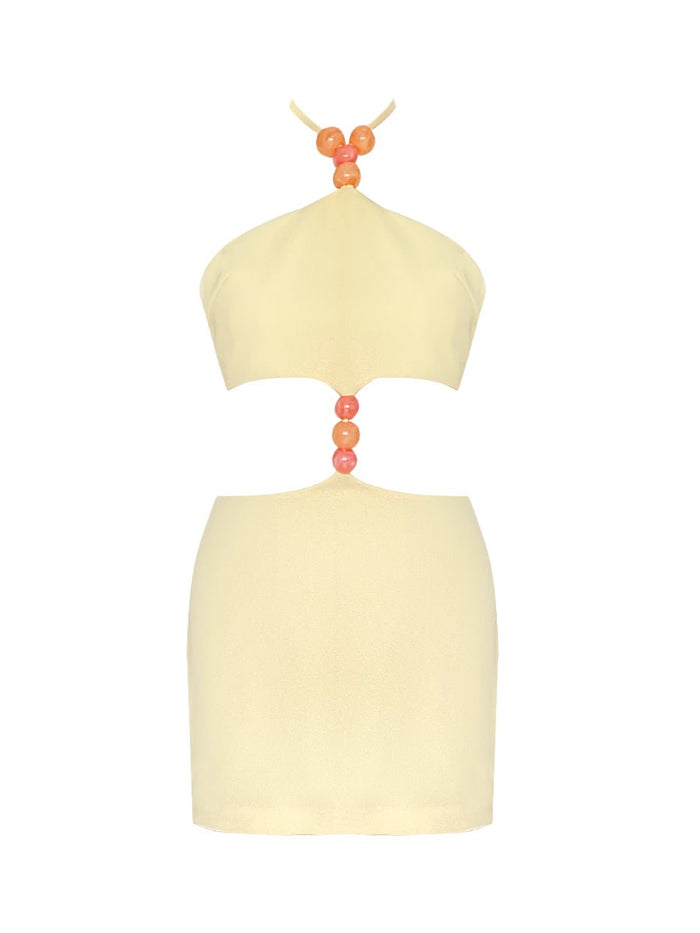 Gigii's Savina Mini Dress - Butter Yellow