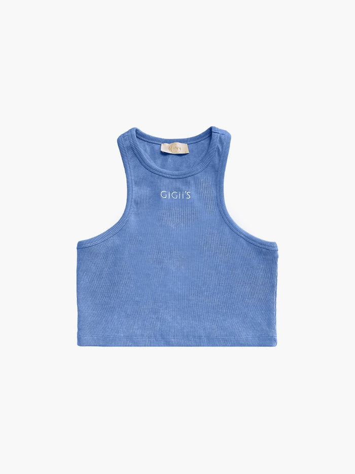 gigii's Soho Crop Tank - Blue