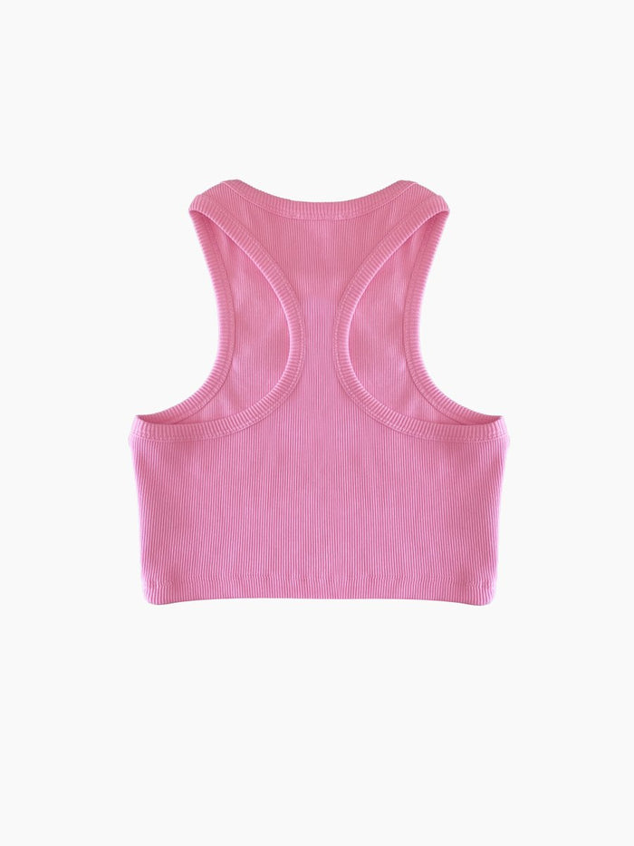 Gigii's Soho Crop Tank - Pink