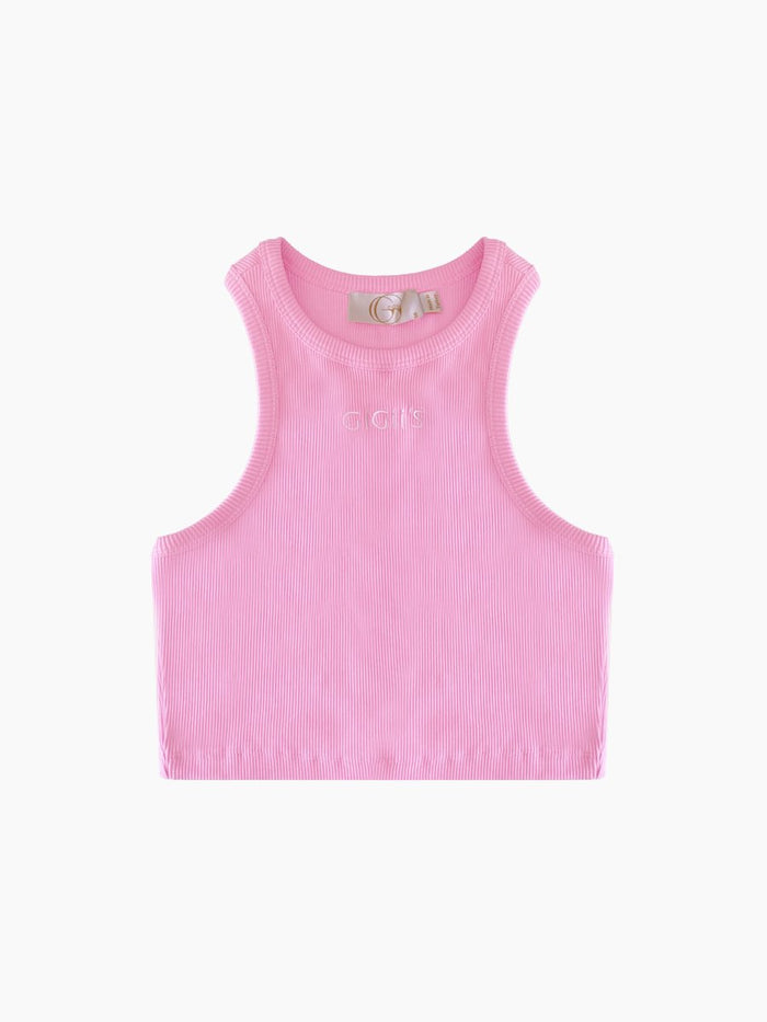 gigii's Soho Crop Tank - Pink