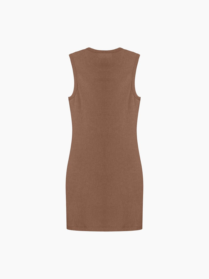 Gigii's Soho Mini Dress -Brown