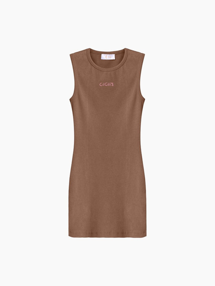 gigii's Soho Mini Dress -Brown