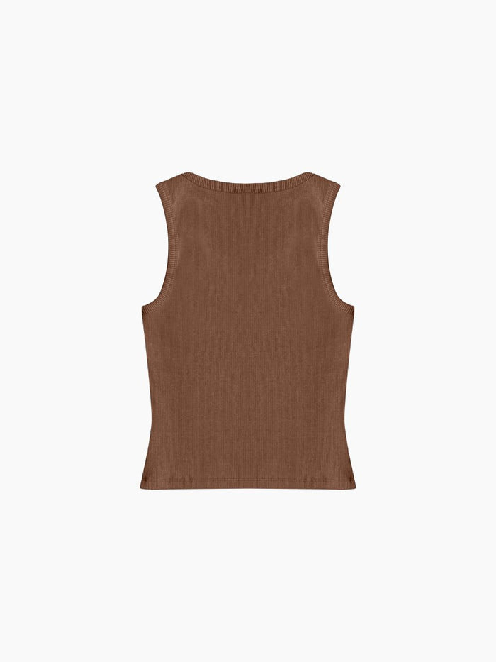Gigii's Soho Tank Top - Brown
