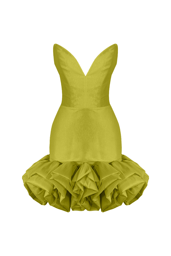 Gigii's Swan Dress - Olivegreen