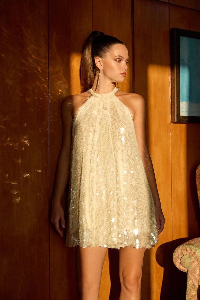 gigii's Sylvia Glam Dress - White