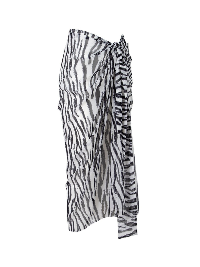 Gigii's Tracy Beach Skirt - Zebra