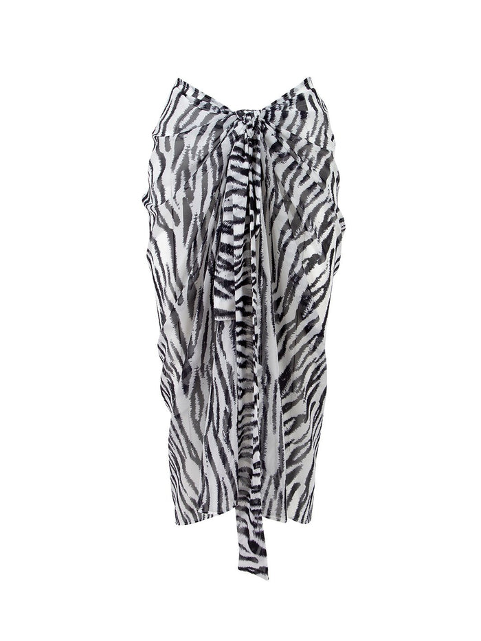 Gigii's Tracy Beach Skirt - Zebra