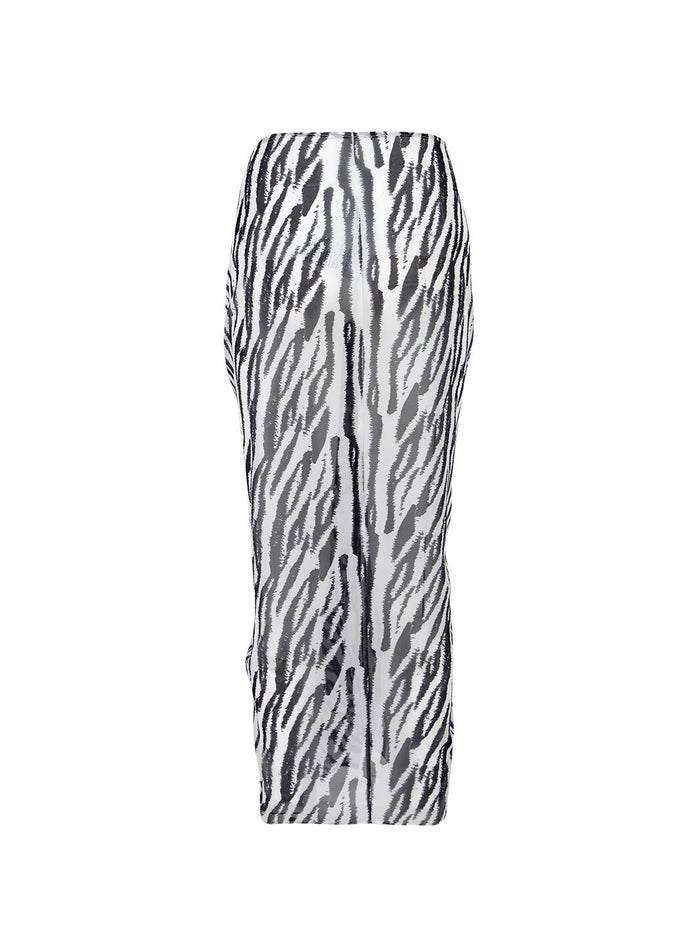 Gigii's Tracy Beach Skirt - Zebra