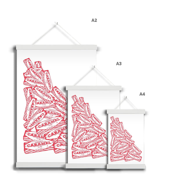 Gillian Kyle Caramel Cascade Fine Art Print With Hanger