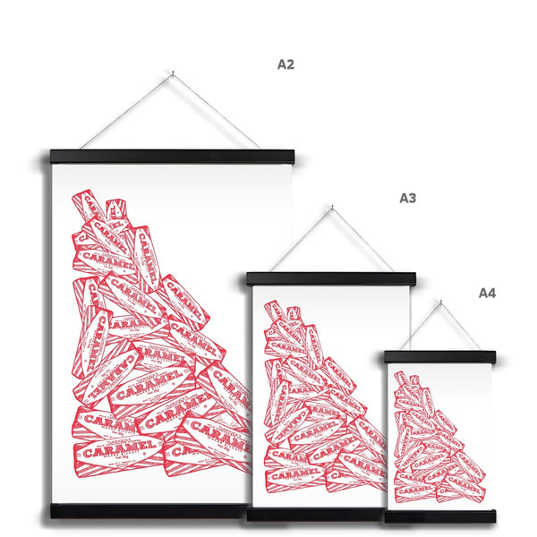 Gillian Kyle Caramel Cascade Fine Art Print With Hanger