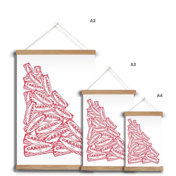 Gillian Kyle Caramel Cascade Fine Art Print With Hanger