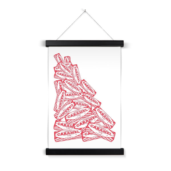 gillian kyle Caramel Cascade Fine Art Print with Hanger