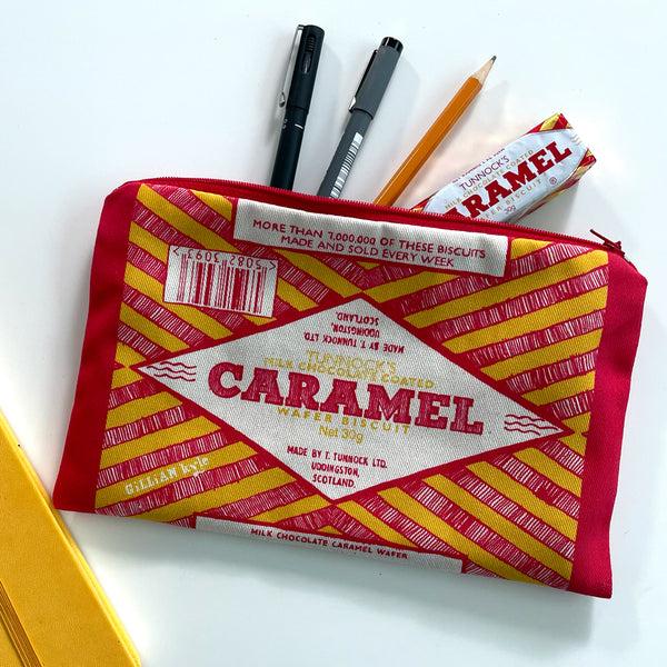 Gillian Kyle Caramel Wafer Wrapper Accessories Pouch