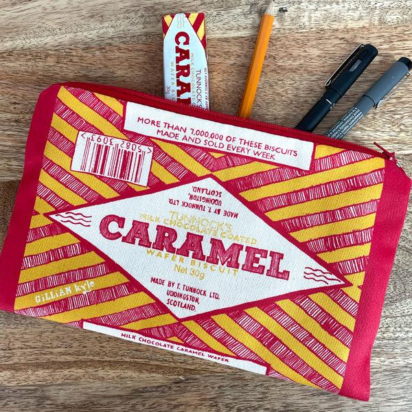 gillian kyle Caramel Wafer Wrapper Accessories Pouch