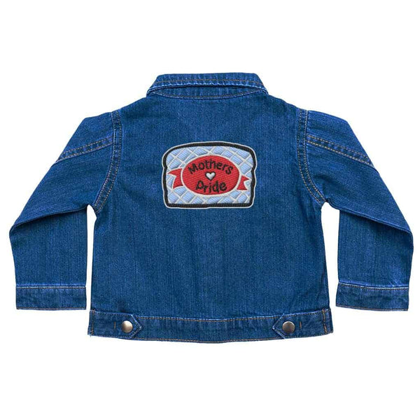 gillian kyle Embroidered Mother's Pride Baby Denim Jacket