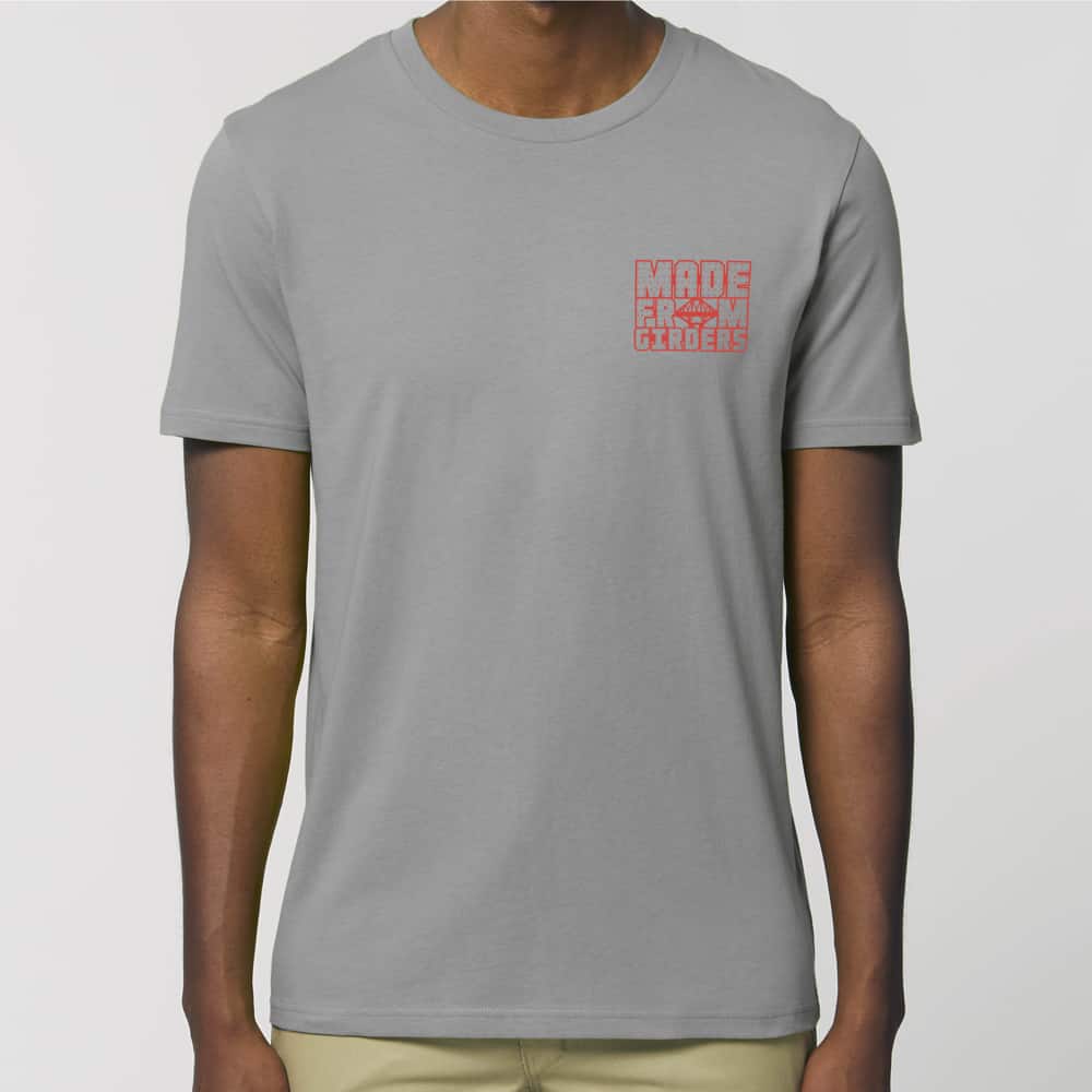 Gillian Kyle Forth Bridges Girders Unisex T-shirt - Pale Grey