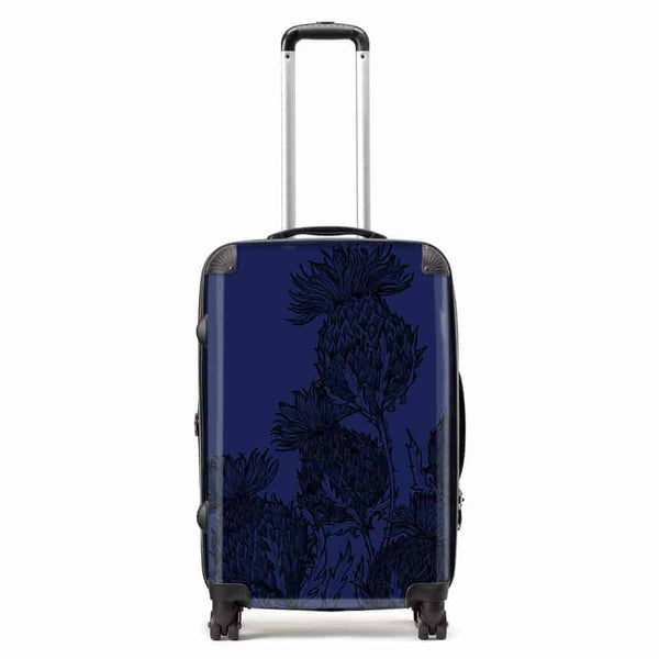 Gillian Kyle Black Thistle Suitcase - Midnight Blue