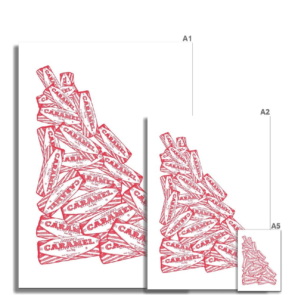 Gillian Kyle Caramel Cascade Fine Art Print