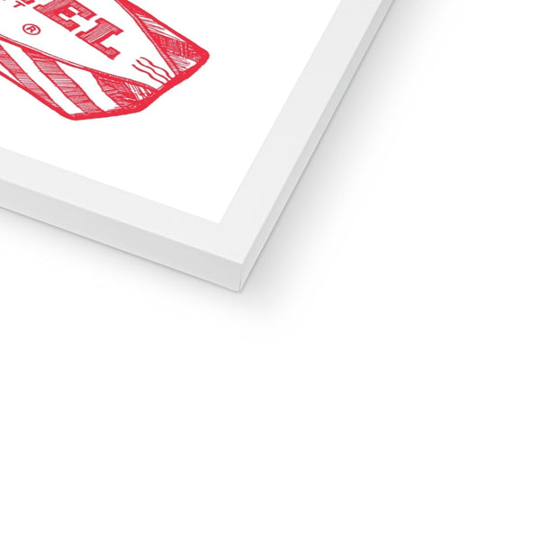 Gillian Kyle Caramel Cascade Framed Print