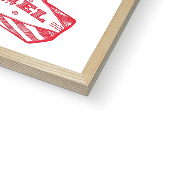 Gillian Kyle Caramel Cascade Framed Print