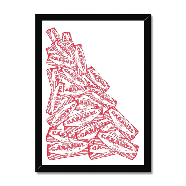 gillian kyle Caramel Cascade Framed Print