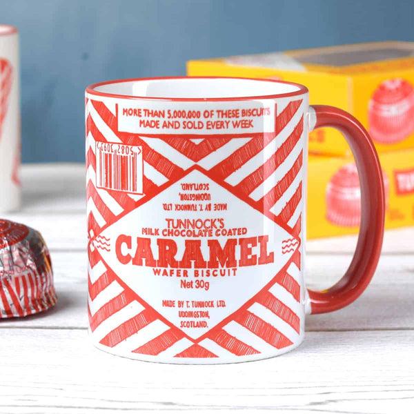 gillian kyle Caramel Wafer Wrapper Chunky Mug
