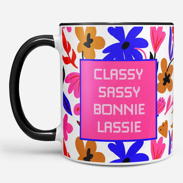 gillian kyle Classy Sassy Bonnie Lassie Chunky Mug