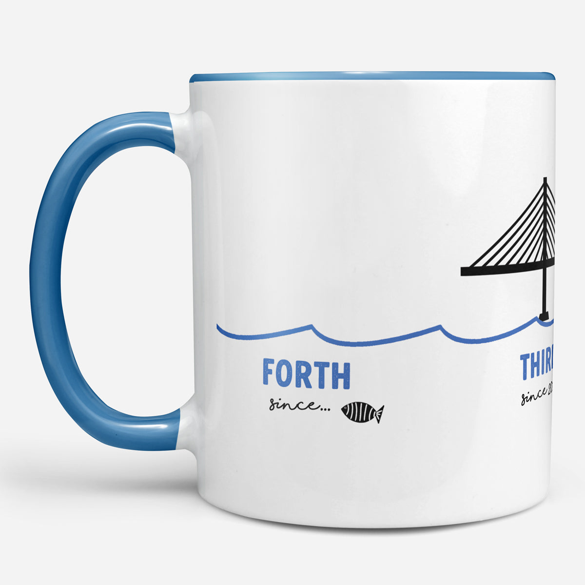 Gillian Kyle Forth Bridges Chunky Mug