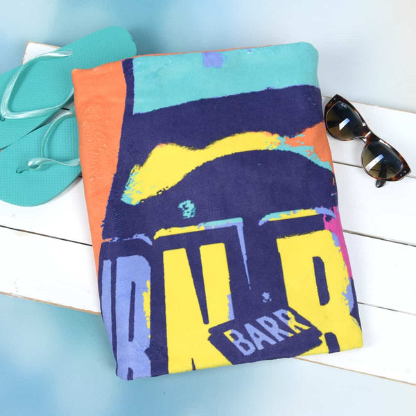 Gillian Kyle IRN-BRU Beach Towel