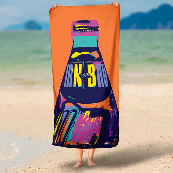 gillian kyle IRN-BRU Beach Towel