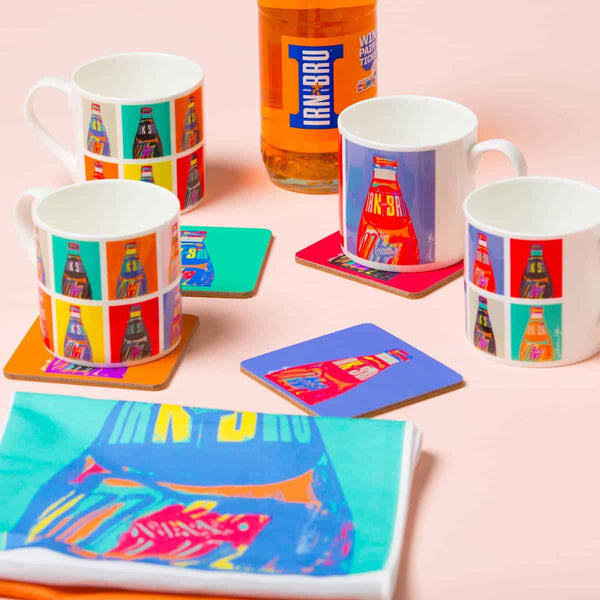 Gillian Kyle IRN-BRU POP Art - Set Of 4 Coasters