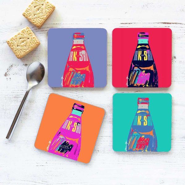 gillian kyle IRN-BRU POP Art - Set of 4 Coasters