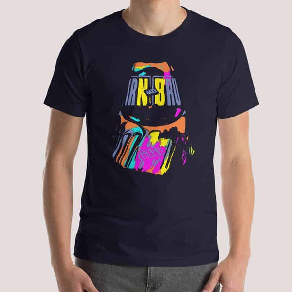 Gillian Kyle IRN-BRU Pop Unisex T-shirt - Navy