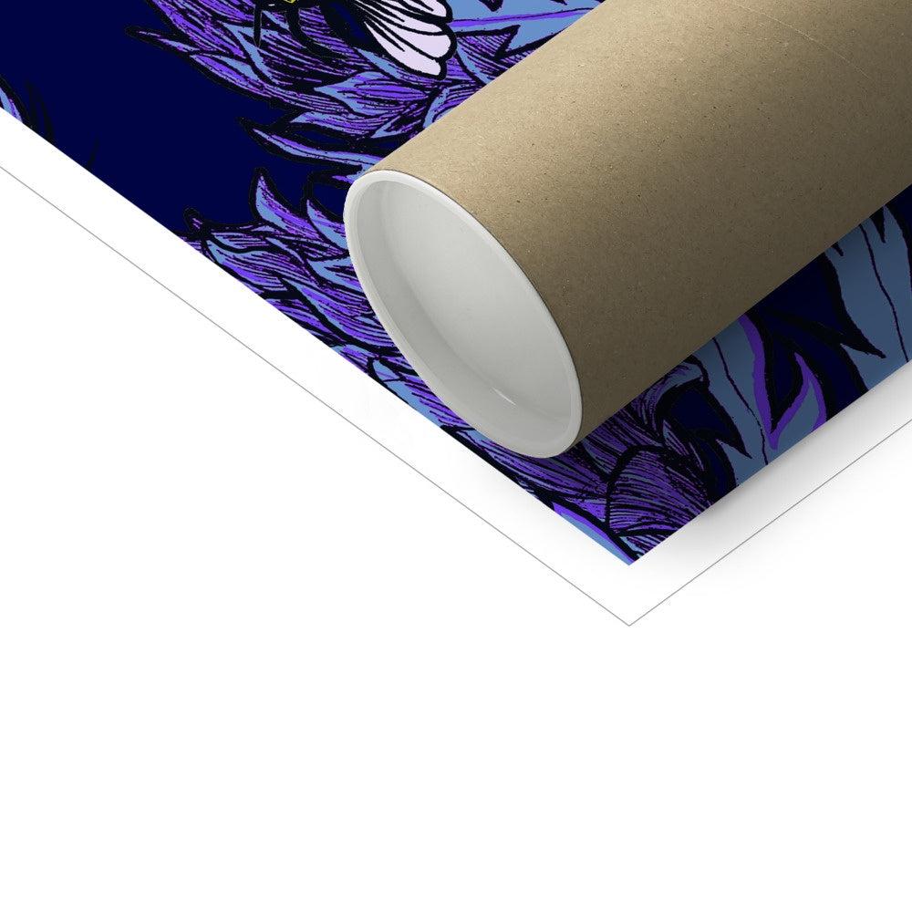 Gillian Kyle Midnight Thistle Fine Art Print