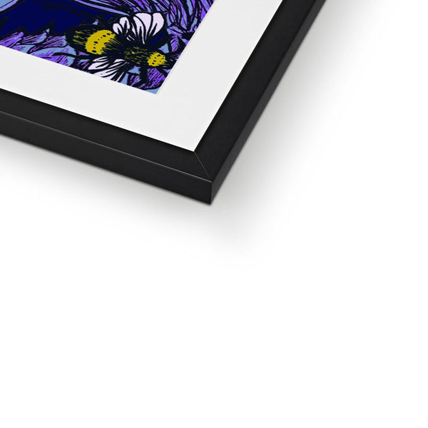 Gillian Kyle Midnight Thistle Framed & Mounted Print