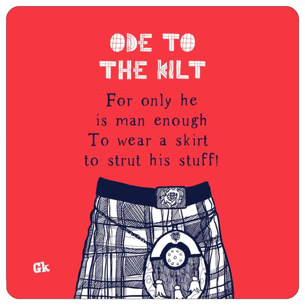 Gillian Kyle Ode To The Kilt Set Of 4 Placemats