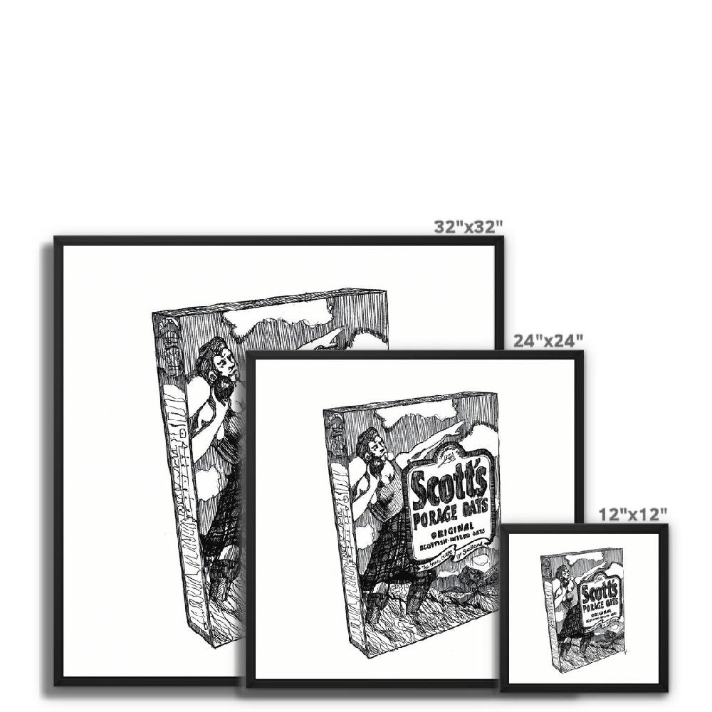 Gillian Kyle Porridge Framed Canvas