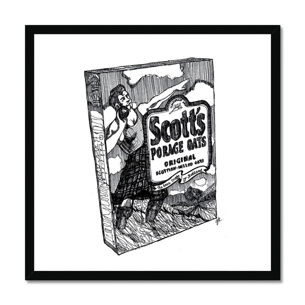 gillian kyle Porridge Framed Print