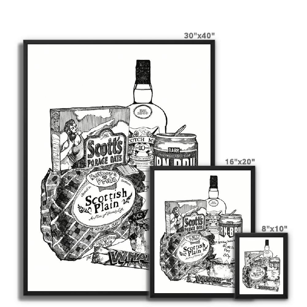 Gillian Kyle Scottish Breakfast Framed Canvas